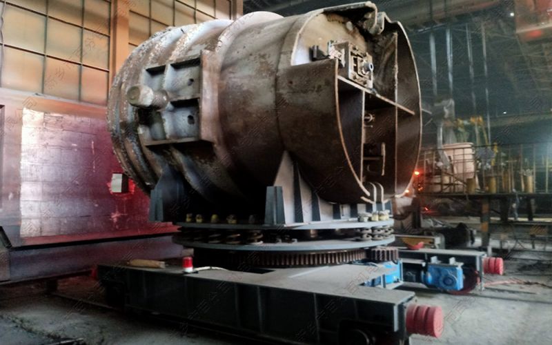 德陽(yáng)40噸拉鋼水專用軌道車案例